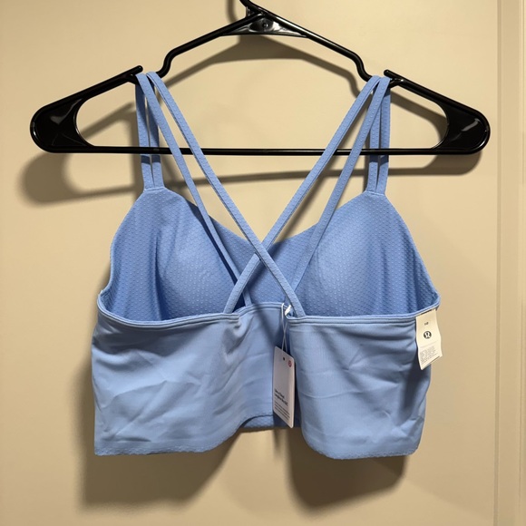 Lululemon Sinatra Blue Like a Cloud Longline Bra B/C *Dot - Picture 7 of 13